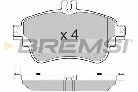 Автозапчасть BREMSI BP3497CE