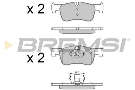 Автозапчасть BREMSI BP3520CE