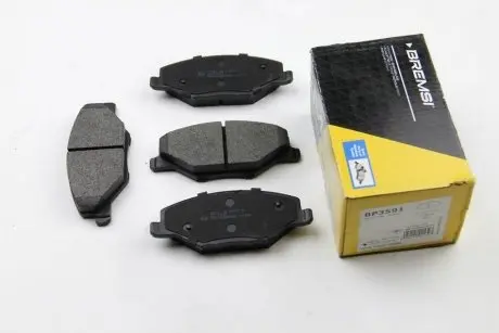 Тормозные колодки перед. Skoda Fabia II-III 11- /VW Polo 10- (TRW) BREMSI BP3591