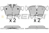 Гальмівні колодки зад. MB C-CLASS W205 13- (ATE-TEVES) BREMSI BP3642 (фото 1)