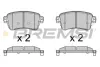 Гальмівні колодки зад. JUMPY III/EXPERT 1.5-2.0 16- (TRW) BREMSI BP3753 (фото 1)