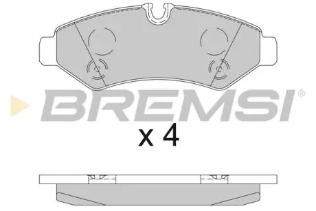 Гальмівні колодки зад. MB Sprinter (W907) 18- (Brembo) BREMSI BP3848