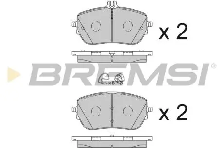 Автозапчасть BREMSI BP3853CE