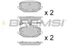 Гальмівні колодки BERLINGO/PARTNER/COMBO E 1.5-1.6 18- (ZF SACHS) BREMSI BP3952 (фото 1)