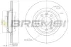 Гальмівний диск (задній) CITROËN C5/PEUGEOT 407/508/607/RCZ 1.6-3.0 04- BREMSI CD7275S (фото 1)