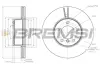 Гальмівний диск перед. BMW 1 (F20/F21)/3 (E90/F30/F80)/X1 (E84) 04- (312x24) BREMSI CD7717V (фото 1)