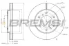 Гальмівний диск перед. L200/Pajero Sport 05- 2.4-3.5 BREMSI CD7818V (фото 1)