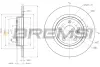 Гальмівний диск зад. MB A-class/B-class 12-18 BREMSI CD8486S (фото 1)