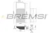 Фільтр повітряний Citroen Nemo/Peugeot Bipper 1.3HDi 10-/Opel Combo 1.3CDTi 12-/Fiat Doblo 1.3D 16- BREMSI FA0206 (фото 1)