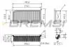 Фильтр воздушный Renault Clio/Dacia Logan/Dokker 0.9-1.6 10- BREMSI FA0208 (фото 1)