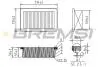 Фільтр повітряний Renault Twingo/Smart Forfour/Fortwo 0.9/1.0 14- BREMSI FA0558 (фото 1)