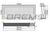 Фильтр воздушный (269x111x36) Smart Fortwo 0.8/1.0 07- BREMSI FA0560 (фото 1)