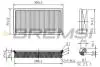 Фільтр повітряний Seat Ibiza/Skoda Fabia 1.2 12V 02-09/Roomster 1.2 12V 06-10/VW Polo 1.2 12V 01-07 BREMSI FA0574 (фото 1)