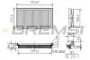 Фільтр повітряний Fiat 500/Panda/Punto 0.9 12- BREMSI FA0587 (фото 1)