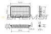 Фільтр повітряний Nissan Pixo/Suzuki Alto 1.0 09- BREMSI FA0596 (фото 1)
