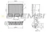 Фільтр повітряний Audi A4 1.6-2.8/1.9TDI 95-01/Audi A6/VW Passat 1.8-4.2/1.9TDI 00-05 BREMSI FA0628 (фото 1)