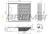 Фільтр повітряний Iveco Daily 2.3 E6/3.0HPI/HPT 06- BREMSI FA0642 (фото 1)