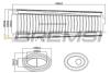 Фильтр воздушный BMW 2.5d/3.0d 98-10 Land Rover Range Rover III 3.0D 02-12 BREMSI FA0646 (фото 1)