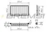 Фильтр воздушный (226x127x34) Fiat Sedici Suzuki SX4 1.6 06- BREMSI FA1025 (фото 1)