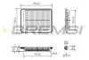 Фільтр повітряний Hyundai I10 1.0-1.1 08-17 BREMSI FA1040 (фото 1)