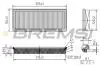 Фільтр повітряний Fiat Punto 1.2 16V 99-13 BREMSI FA1046 (фото 1)