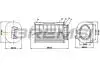 Фільтр повітряний MB C-class (W204/W205/)/E-class (C207) 1.6-2.0 08- BREMSI FA1063 (фото 1)