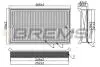 Фільтр повітряний Fiat 500X 1.0/GSE 18-/Tipo 1.0 20-/Jeep Renegade 1.0T-GDi 18- BREMSI FA1112 (фото 1)