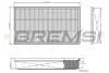 Фільтр повітряний VW Passat 2.0 TDI 14-/Tiguan 2.0 TDI 16- BREMSI FA1113 (фото 1)