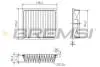 Фильтр воздушный Subaru Forester/Impreza/Legacy 1.6-3.6i 03- BREMSI FA1170 (фото 1)