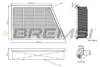 Фільтр повітряний Land Rover 2.0 11-14/Range Rover Evoque/Discovery Sport 2.0/2.2SD4/TD4 11- BREMSI FA1210 (фото 1)