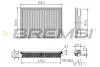 Фильтр воздушный (292x212x40.2) Jeep Cherokee Grand Cherokee 2.5-3.0 CRD 3.6-6.1 BREMSI FA1342 (фото 1)