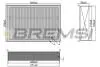 Фильтр воздушный (278x189x44.3) Ford Focus II Volvo C30 S40 V50 1.6-2.0 05- BREMSI FA1391 (фото 1)