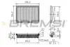 Фільтр повітряний Chrysler PT Cruiser 2.2 CRD 02-10 BREMSI FA1407 (фото 1)