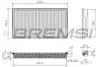 Фільтр повітряний MB Sprinter 907/910 2.2D 18- BREMSI FA2392 (фото 1)