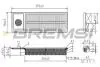 Фільтр повітряний Fiat Doblo 1.3D Multijet 10- BREMSI FA2409 (фото 1)