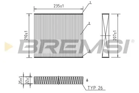 Автозапчасть BREMSI FC0068C