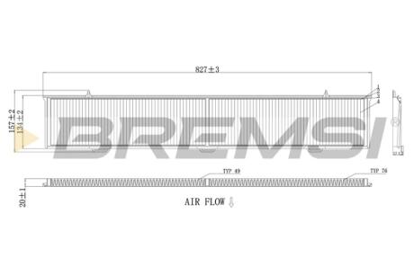 Автозапчасть BREMSI FC0085C