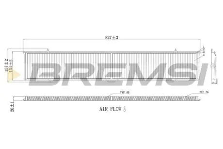 Автозапчасть BREMSI FC0085C