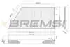 Фільтр салону Peugeot 206 98- (вугільний) BREMSI FC0088C (фото 1)