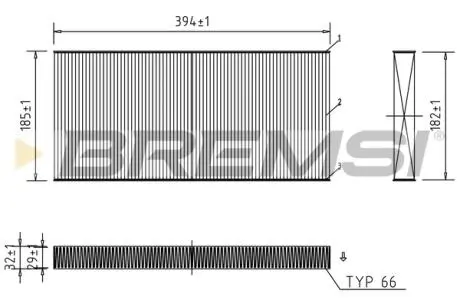 Автозапчасть BREMSI FC0164
