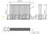 Фільтр салону Fiat 500L/500X 12-/Jeep Compass/Renegade 17- BREMSI FC0168 (фото 1)