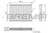 Фільтр салона VW Golf IV/Skoda Octavia/Audi A3 1.0-3.2 92-10 (вугільний/антиалергеннний) BREMSI FC0181A (фото 1)