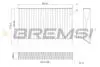 Фільтр салону Renault Megane III 08- (вугільний) BREMSI FC0408C (фото 1)