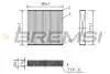 Фільтр салону Fiat Sedici 06-14/Suzuki SX4/Swift/Toyota Duna/Daihatsu Terios 06- BREMSI FC0427 (фото 1)