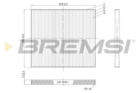 Автозапчасть BREMSI FC0447