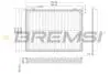 Фільтр салону Opel Antara/ Chevrolet Captiva 06- (вугільний) BREMSI FC0466C (фото 1)