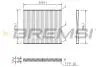 Фільтр салону Kia Cerato/Sorento 02- BREMSI FC0921C (фото 1)