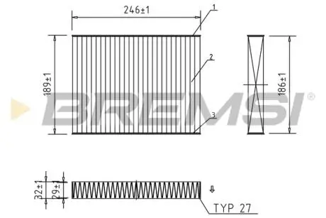 Автозапчасть BREMSI FC0923A