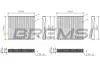 Фільтр салону BMW 5 (F10)/ 7 (F01/F02/F03/F04) 08- BREMSI FC0931 (фото 1)