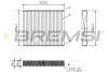 Фільтр салону BMW 5/7 10- (антиалергенний) BREMSI FC0931A (фото 1)